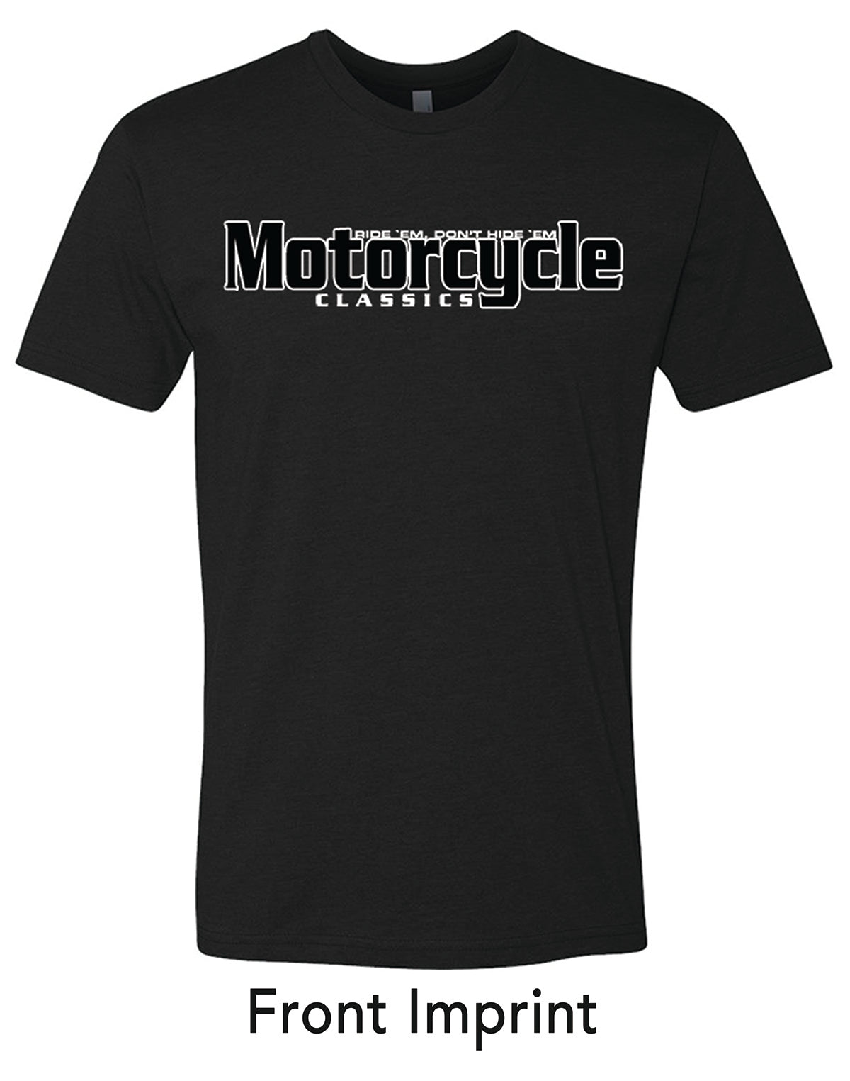 MOTORCYCLE CLASSICS SHORT SLEEVE BLACK T-SHIRT