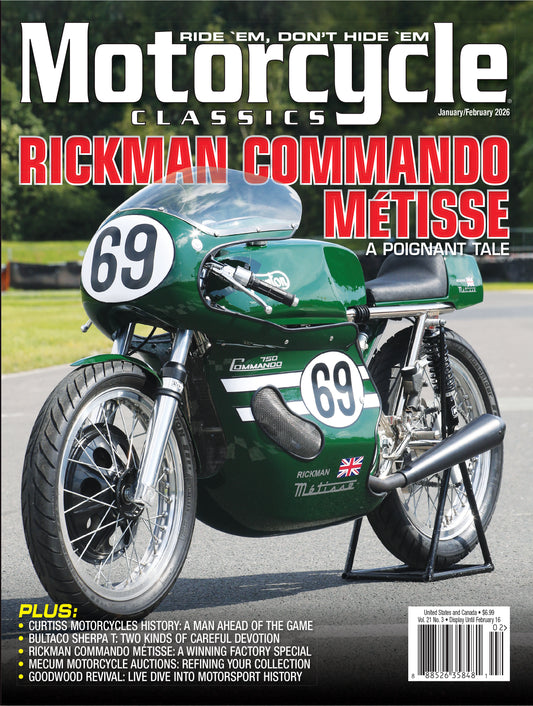 Motorcycle Classics Magazine, January/February 2026