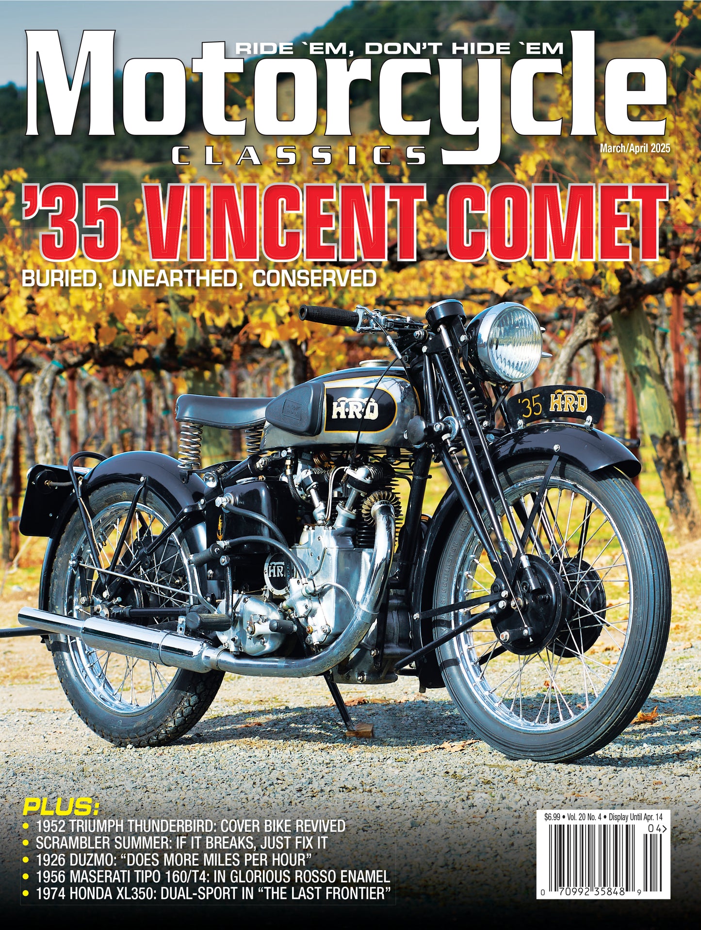 Motorcycle Classics Magazine, March/April 2025