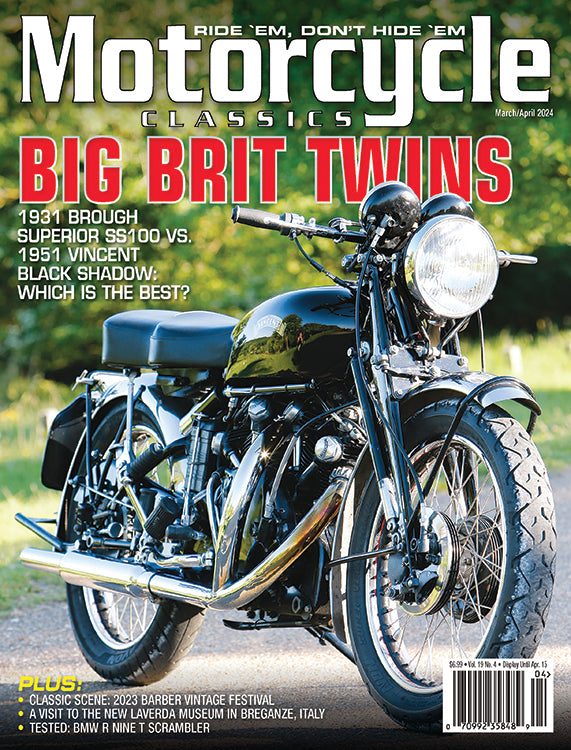 Motorcycle Classics Magazine, March/April 2024