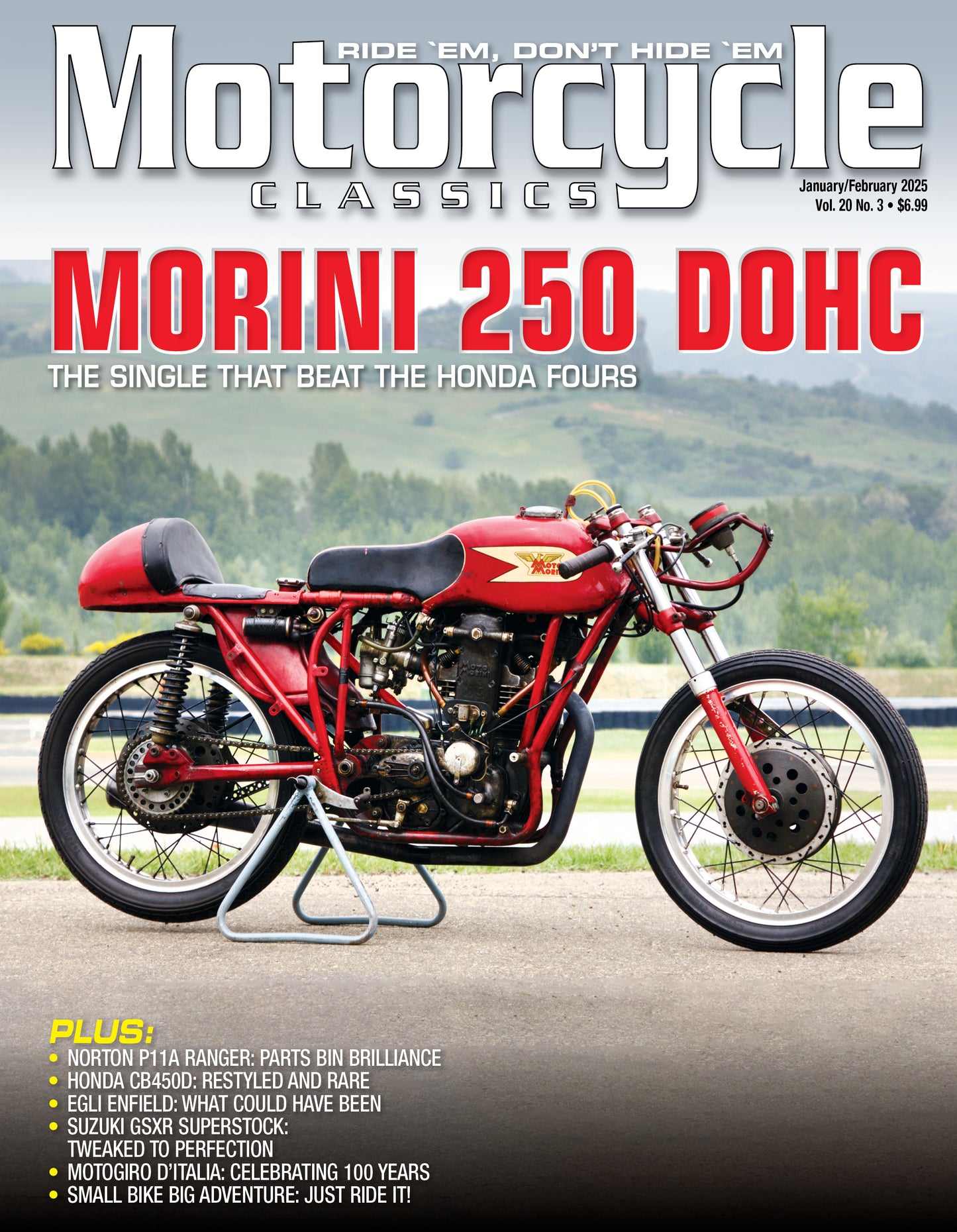 MOTORCYCLE CLASSICS COVER BANNER, JANUARY/FEBRUARY 2025