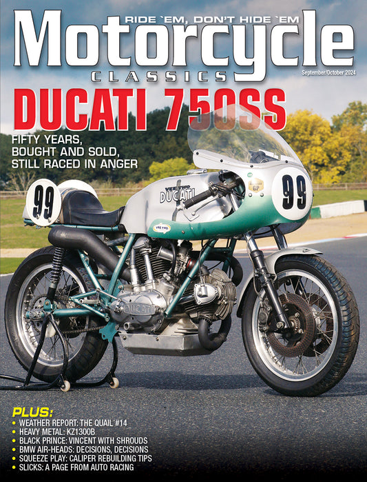 Motorcycle Classics Cover Banner, September/October 2024