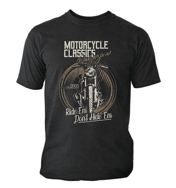 Motorcycle Classics Charcoal T-Shirt