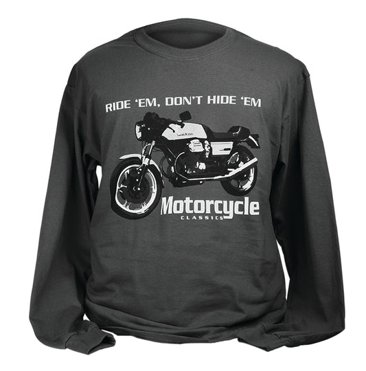 Motorcycle Classics Long Sleeve T-Shirt, Small: Le Mans