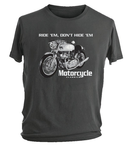 MOTORCYCLE CLASSICS SHORT SLEEVE T-SHIRT, SMALL: COMMANDO