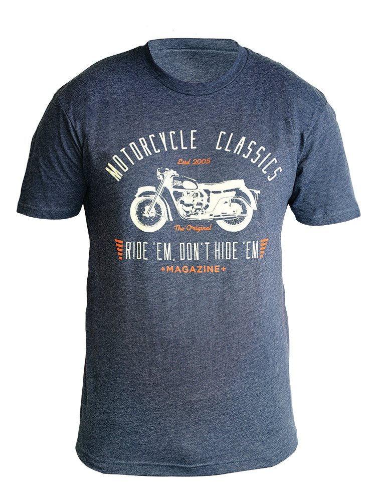 MOTORCYCLE CLASSICS MIDNIGHT NAVY SHORT-SLEEVE T-SHIRT