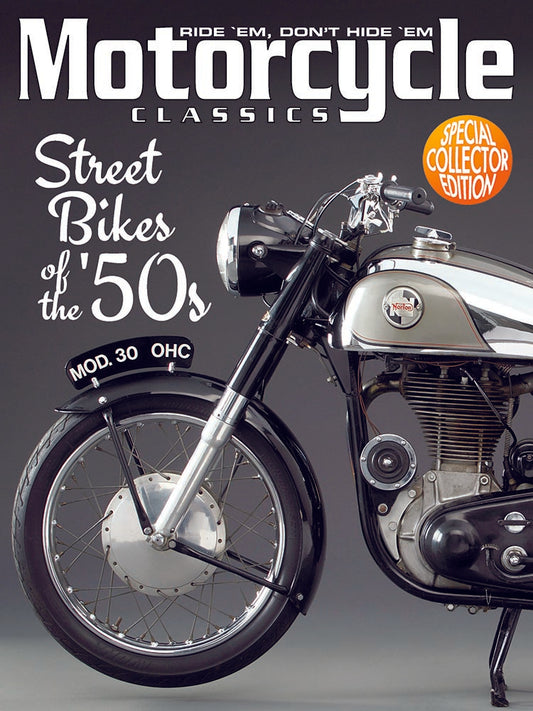 Motorcycle Classics: Street Bikes Of The '50s