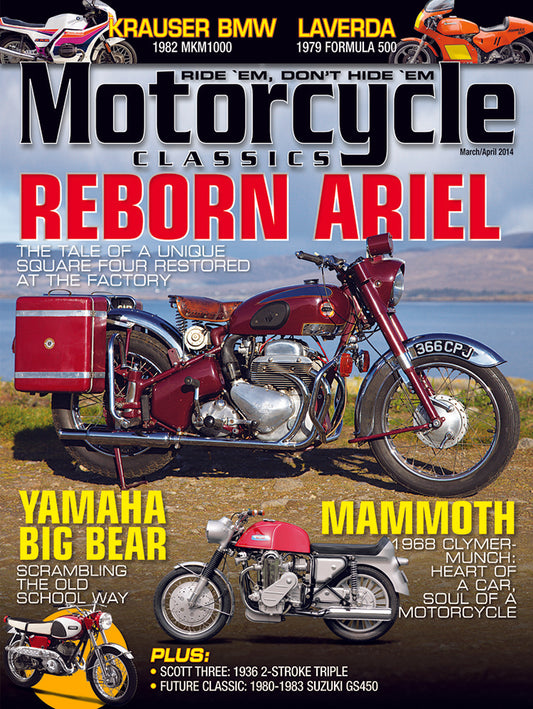 Motorcycle Classics Magazine, March/April 2014