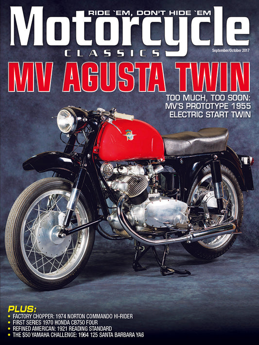 Motorcycle Classics Magazine, September/October 2017