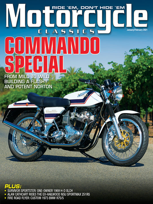 Motorcycle Classics Magazine, January/February 2021