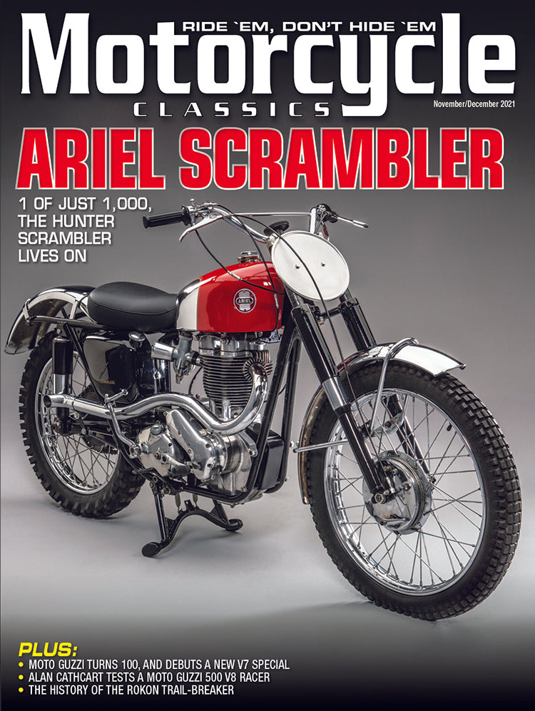 Motorcycle Classics Magazine, November/December 2021