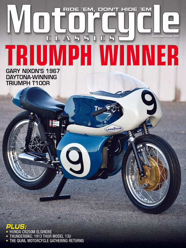 MOTORCYCLE CLASSICS MAGAZINE, SEPTEMBER/OCTOBER 2022