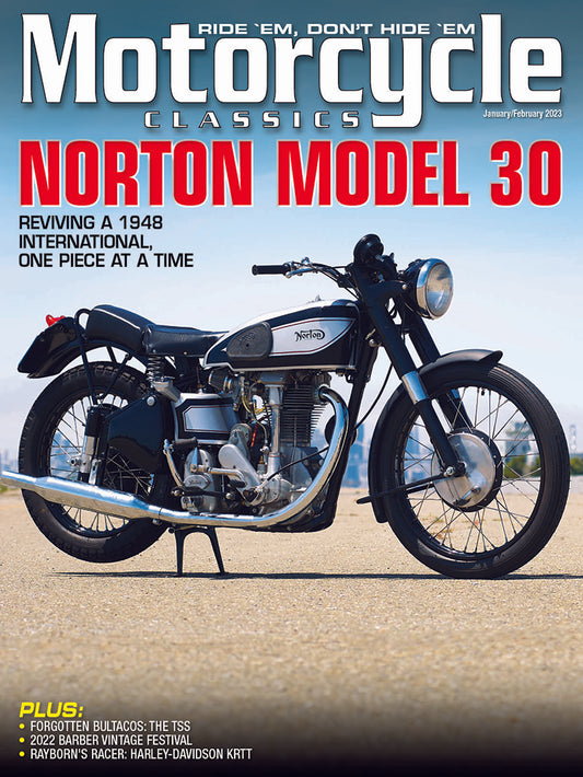 Motorcycle Classics Magazine, January/February 2023