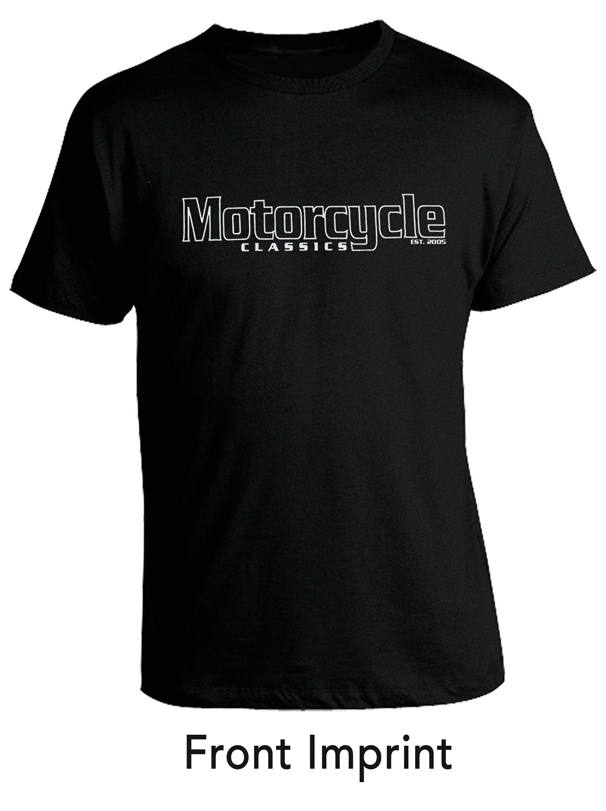 MOTORCYCLE CLASSICS RIDE ‘EM, DON‘T HIDE ‘EM BLACK TEE