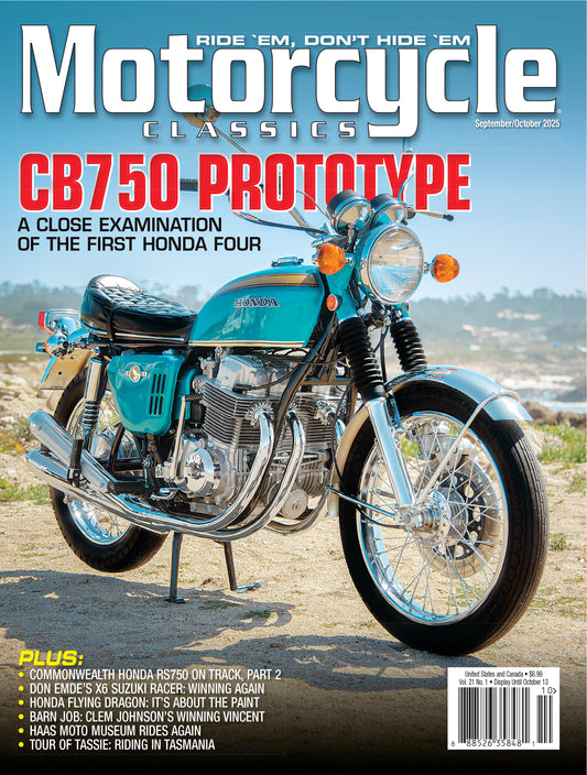 Motorcycle Classics Magazine, September/October 2025
