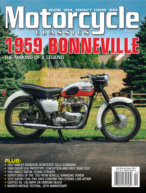 Motorcycle Classics Magazine, March/April 2026
