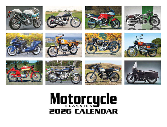 Motorcycle Classics 2026 Calendar