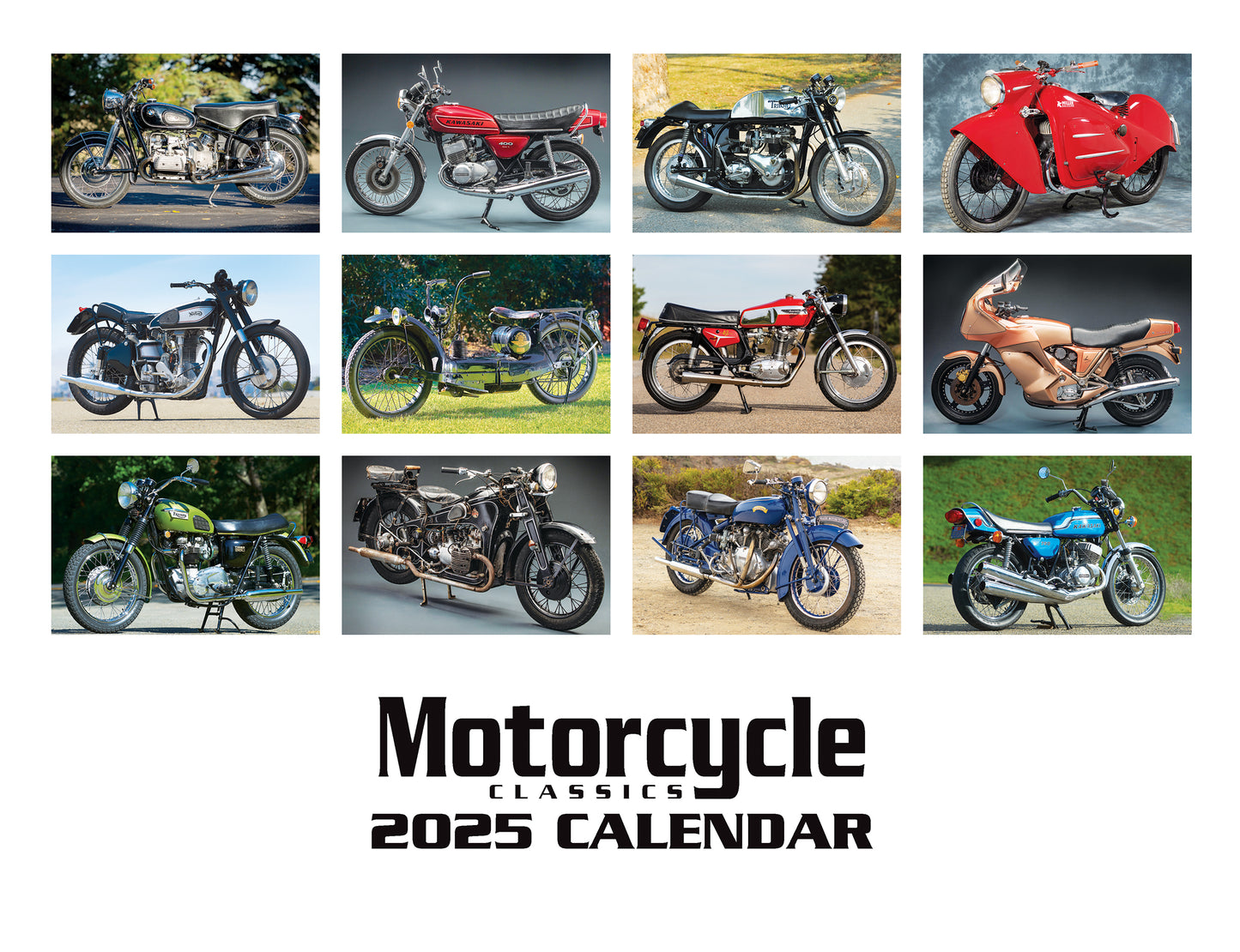 MOTORCYCLE CLASSICS 2025 CALENDAR