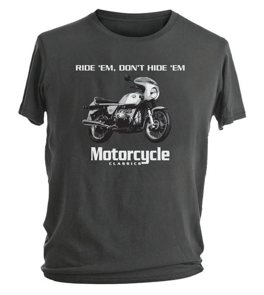 MOTORCYCLE CLASSICS SHORT SLEEVE T-SHIRT, SMALL: BMW R90S