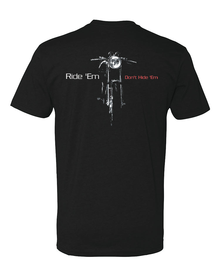 MOTORCYCLE CLASSICS SHORT SLEEVE BLACK T-SHIRT