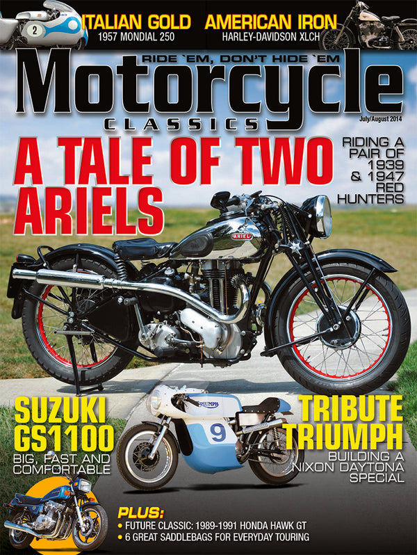 Motorcycle Classics Magazine, July/August 2014