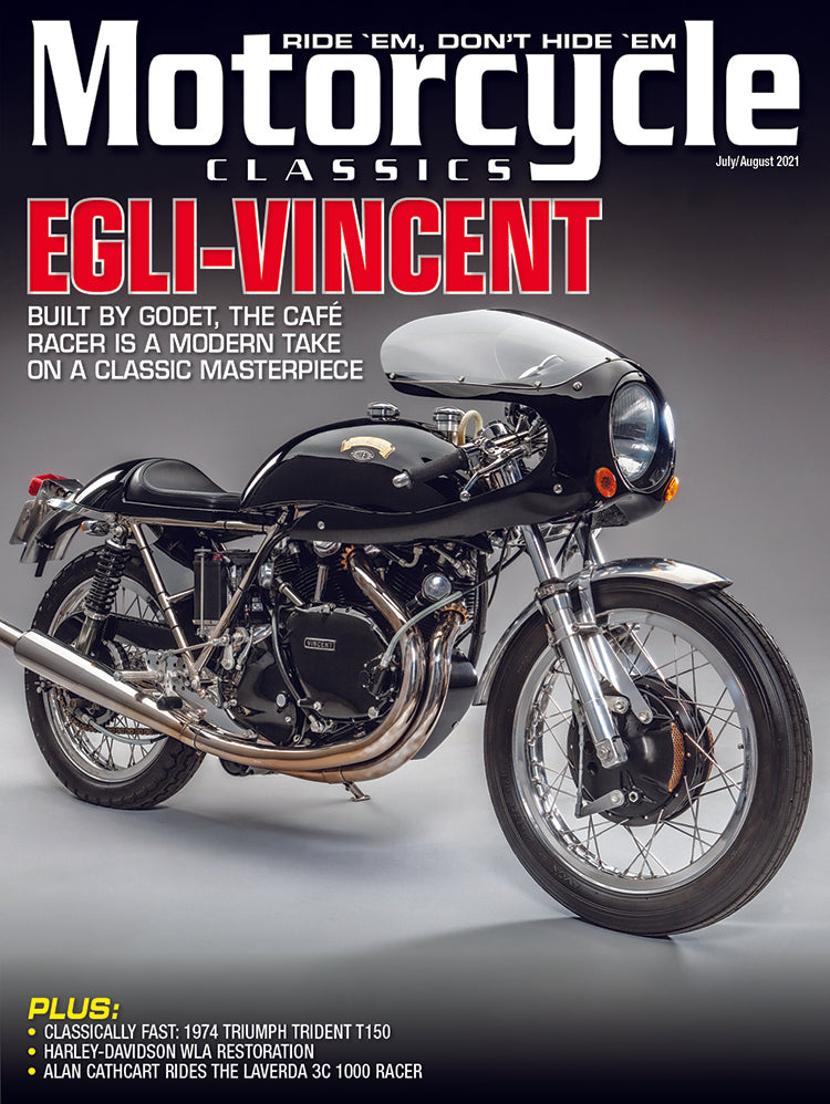 MOTORCYCLE CLASSICS MAGAZINE, JULY/AUGUST 2021