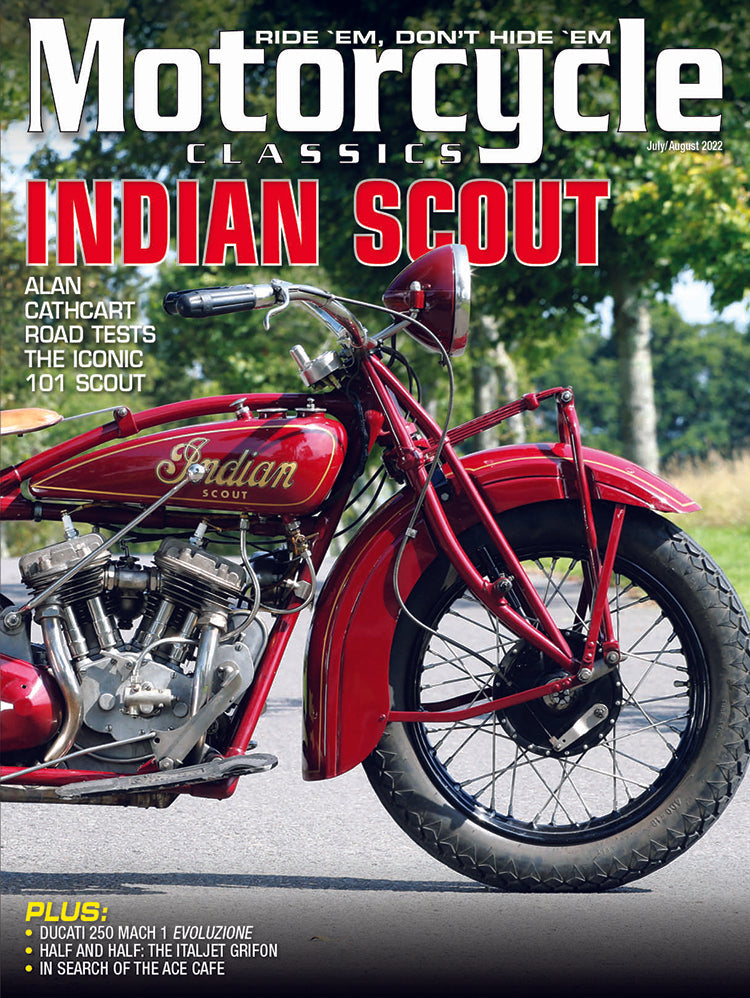 MOTORCYCLE CLASSICS MAGAZINE, JULY/AUGUST 2022